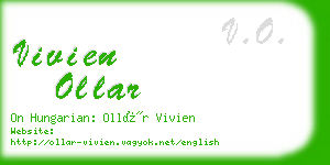 vivien ollar business card